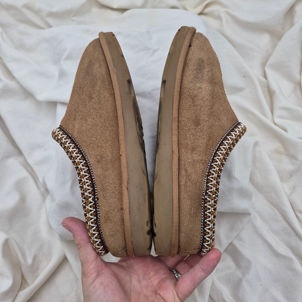 UGG Tazz Platform Slipper Clogs slip-on Mules Chestnut Women's size 6